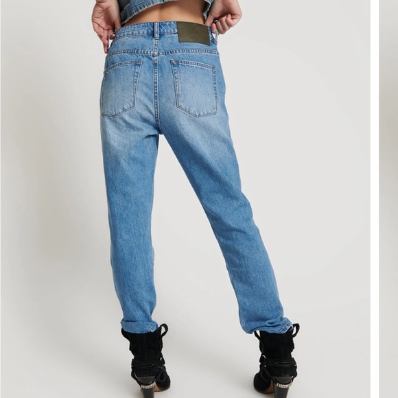 ONE TEASPOON Ciao Blue Awesome Baggies Straight Leg Jeans Size 27 - Picture 2 of 16